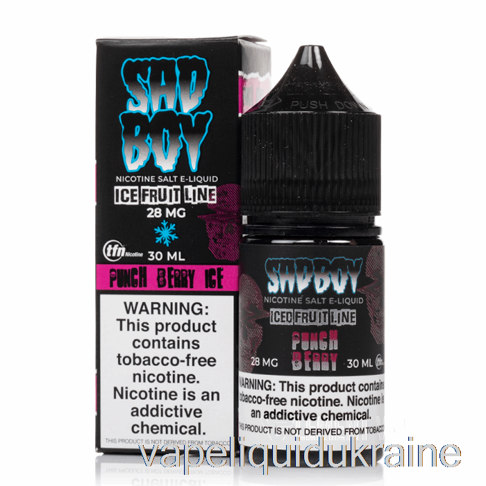 Vape Ukraine ICE Punch Berry - Sadboy Salts - 30mL 48mg